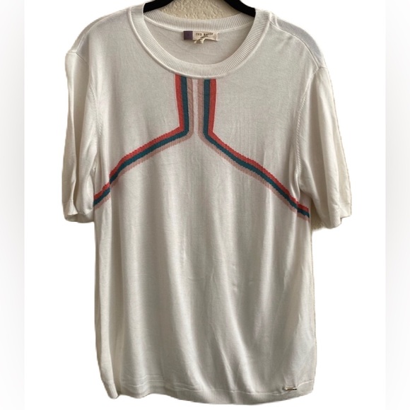 Ted Baker London Tops - Ted Baker London SILA Intarsia Striped Knitted Top